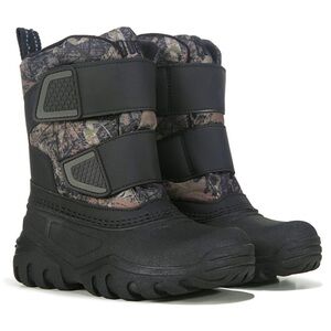 Cougar Black and Brown Kids Rain & Snow Boots